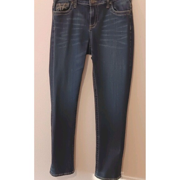 Kut From The Kloth Jeans Women’s Size 10 Stevie Straight Leg Dark Wash - Picture 2 of 13